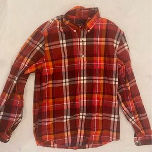 Men’s long sleeve button up long sleeve shirt.